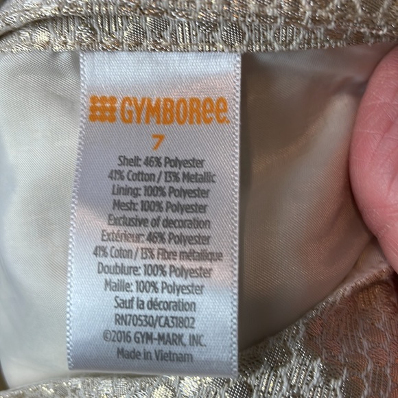 GYMBOREE Formal Dress Sz 7 Like New! - Picture 6 of 7